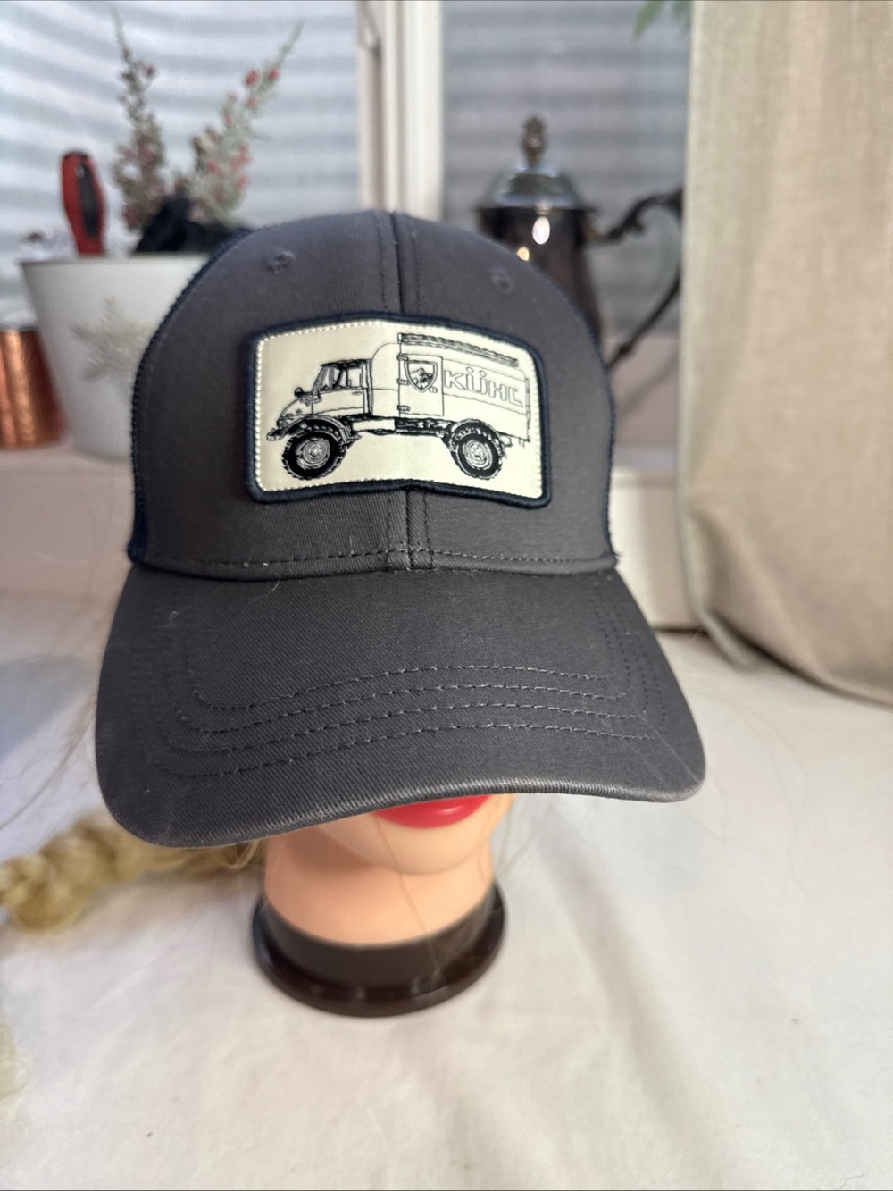 Kuhl Gray Truck Patch Baseball Cap